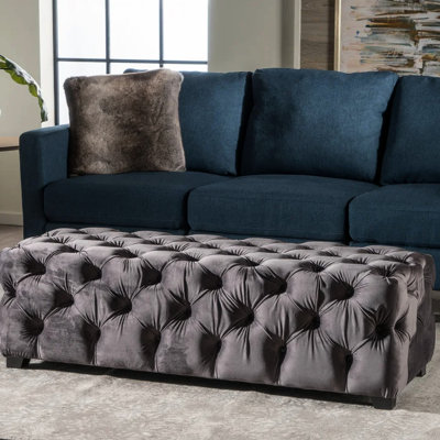 Versatile Grey Velvet : Adapt To Your Lifestyle Modern In With Diamond Stitching