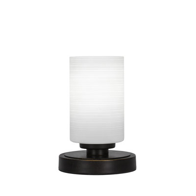 Lampe d'appoint Aneka avec verre matriciel de 4 po