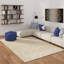 Tapis en jute / laine / coton tissé à la main Laverle-101758066