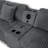 Vega Reversible Faux Fur Sectional with Media Console And Storage Ottoman-1377452582