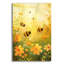 «Bees and Flowers» par Andreas Magnusson, art mural en verre acrylique-1883812889