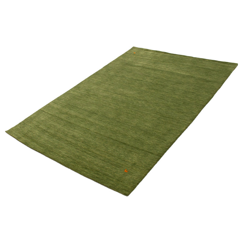 Kashkuli Gabbeh Green Rug 4'9" x 6'6"