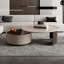 Table basse escamotable de style crème