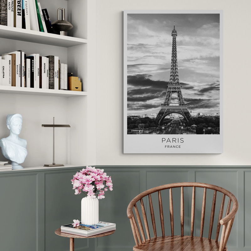Paris City France - Wrapped Canvas Art Prints, 82cm H x 61cm W