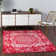 Tapis de style oriental rouge