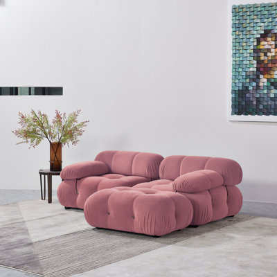 Upholstered L-Shaped Sectional Reversible