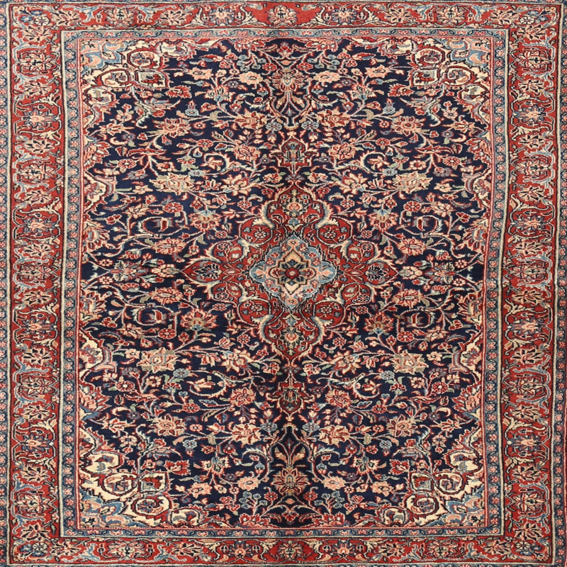 Oriental Indoor Rug, Square 7'