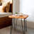 Cerys Solid Wood Top End Table