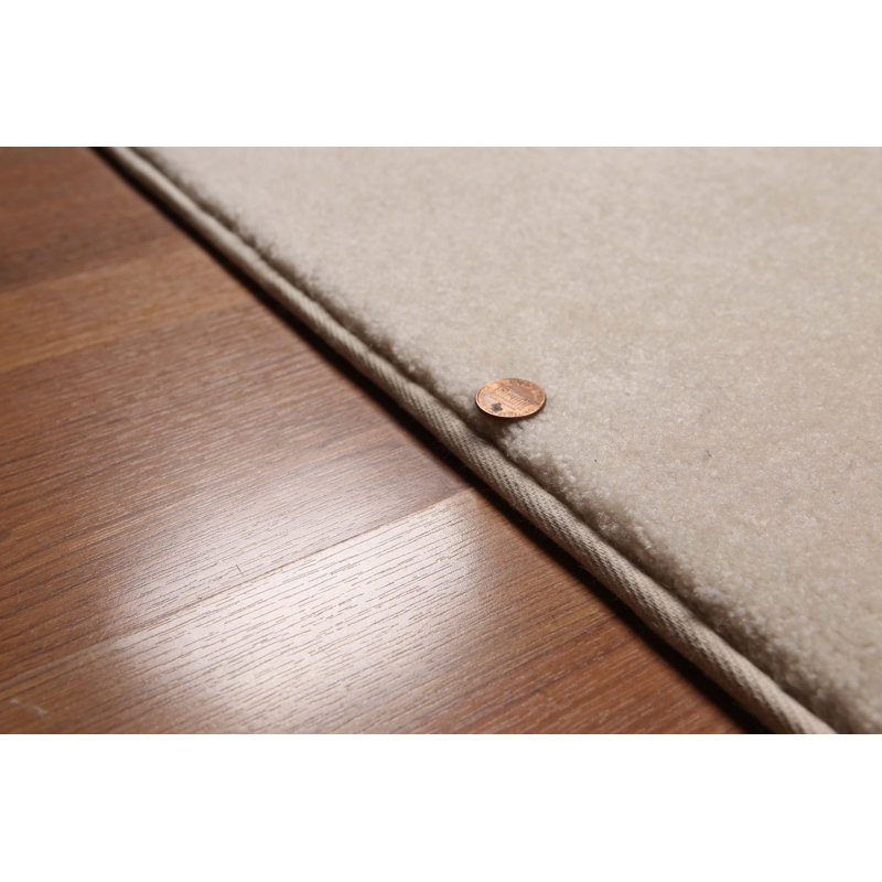 Tapis beige en laine Pile