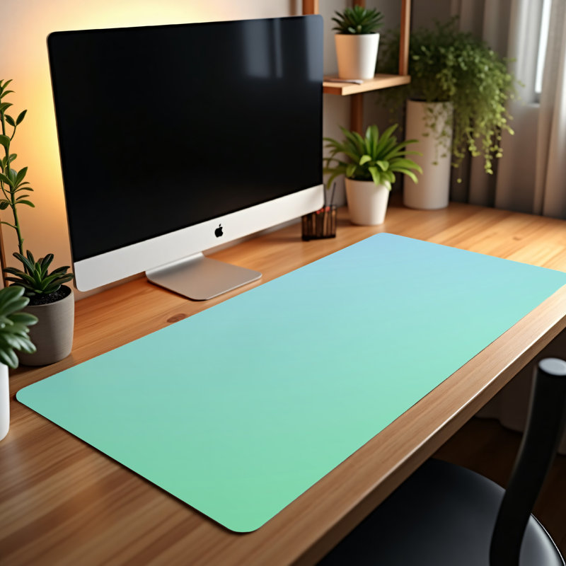 Polyester Desk Pad, 31.5x15.5
