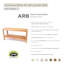 Fiji Shower Bench 36" (90 Cm) With Shelf-2132968368