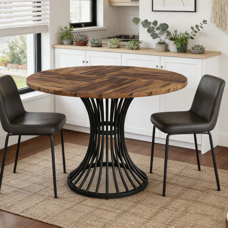 Table de salle à manger Farmhouse, Brun