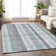 Premium Machine Washable Prisco Silver Rug