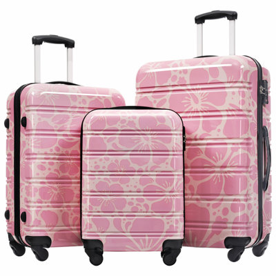Hardshell 3-Piece Spinner Luggage Set with TSA Lock
