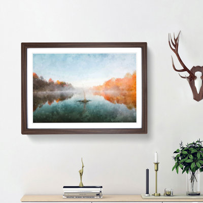 Lake Splash - Picture Frame Painting Print