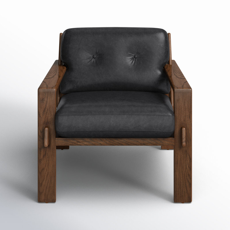 Glenbrook Upholstered Armchair, Onyx Black