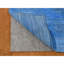 Tapis bleu en laine noué à la main de conception contemporaine 10 pi x 14 pi 1 po BB2E98E109114105809F238BA8AA4BAA