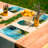 Polyester Abstract Rectangle Placemat