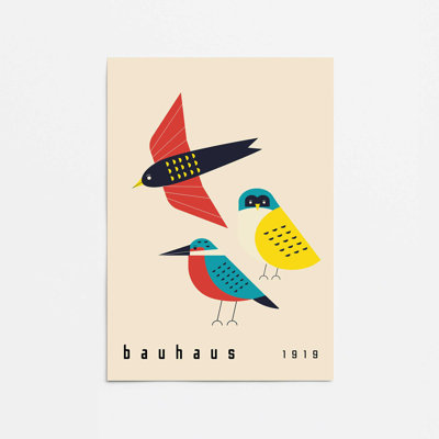 Bauhaus Birds of 1919 Print