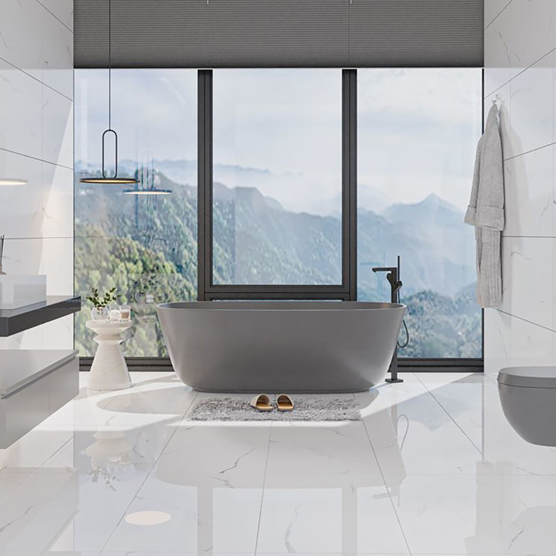 24" x 48" Porcelain Stone Look Wall & Floor Tile