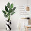 Arbre artificiel avec motif de bloc de couleur noir et blanc, arbre artificiel pour salon, chambre à coucher, bureau, 5,58 pieds (67 po) Signleader-273170119