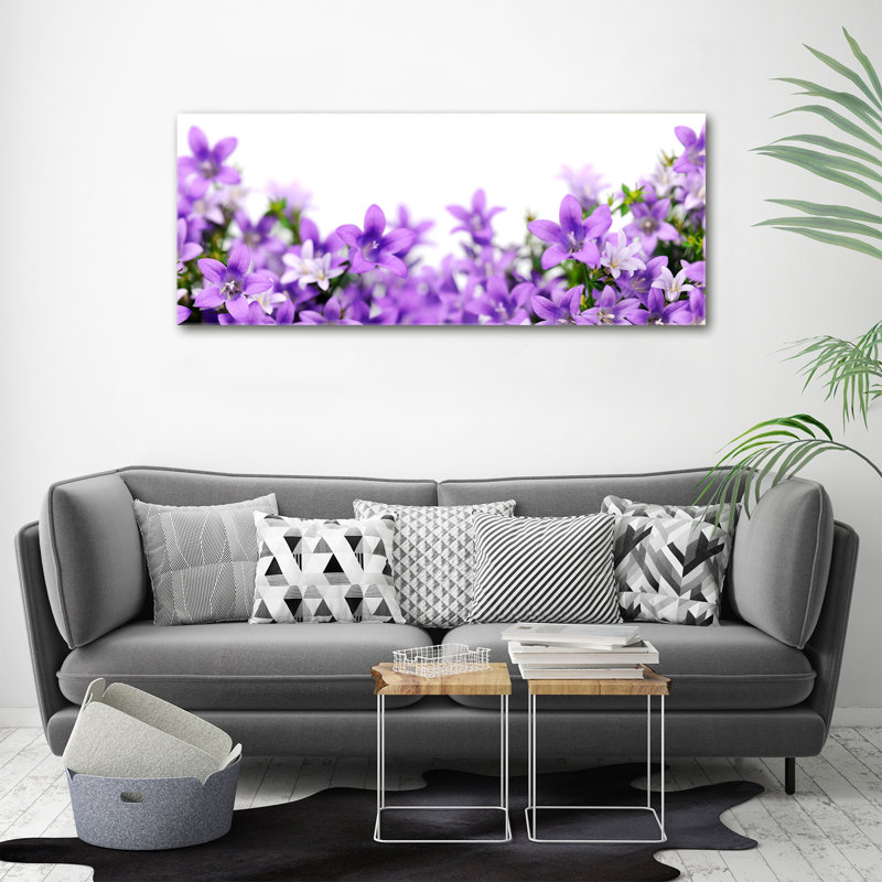 Purple Bells - No Frame Print on Canvas