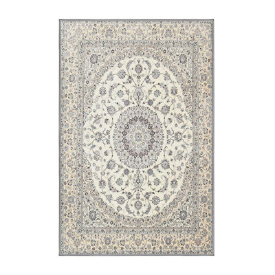 Tapis traditionnel noir / beige Goldmann