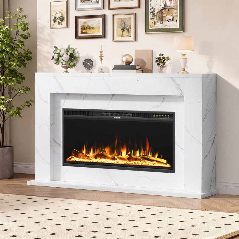 Moneak Simple Surround Electric Fireplace