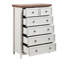 Commode 6 tiroirs Beige