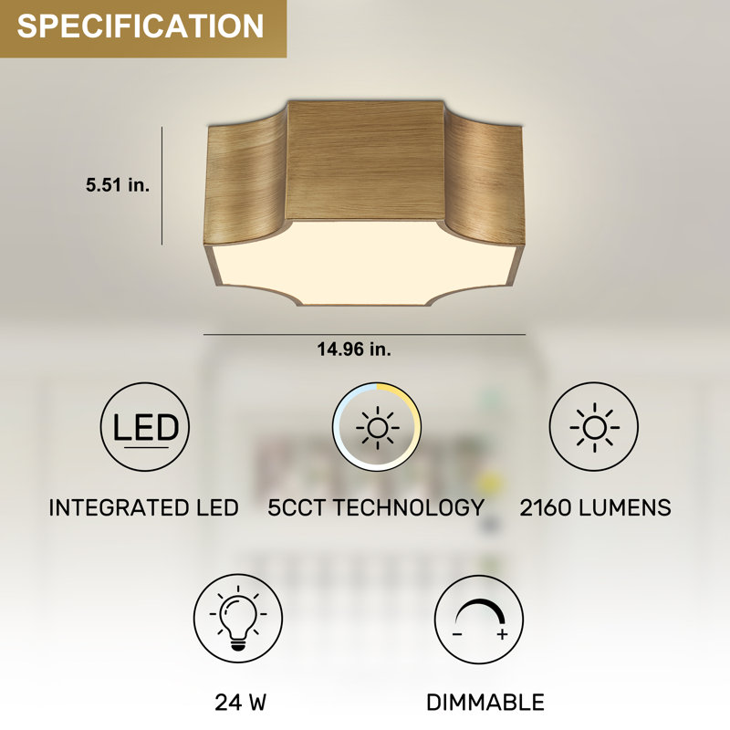 Vaughan Led Flush Mount