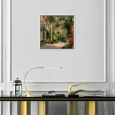 " Interior Of Palm House " Painting Print