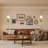 Set of 2 Gold Wall Sconces, Detachable Rechargeable Bulbs with Built-in 2000mAh Battery, Dimmable 9 Color LED Lights with Remote