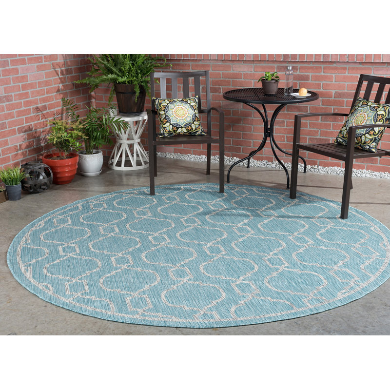 Speegle Indoor / Outdoor Rug, Round 5'3"