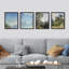 «Classic Sky and Landscape Realistic Nature», impression sur papier 4 pièces-97770186-97770187