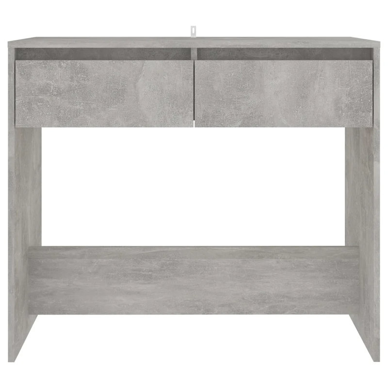 Isaish Console Table, Concrete Grey, 76.5cm H x 89cm W x 41cm D
