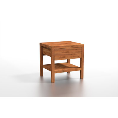 Remo 40cm W Solid Wood Bedside Table