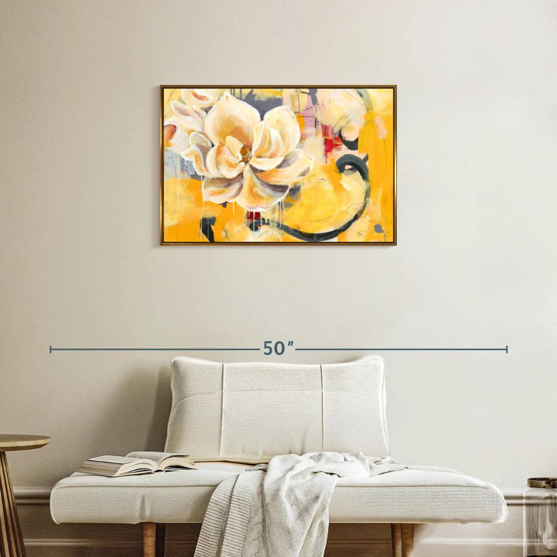 Southern Charm, Cadre flottant doré, 31 po x 21 po