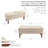Amatucci Fabric Storage Bench with Rubberwood Legs-2043021265