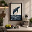 Breaching Whale Coastal - Wrapped Canvas-1135375243-1135375240