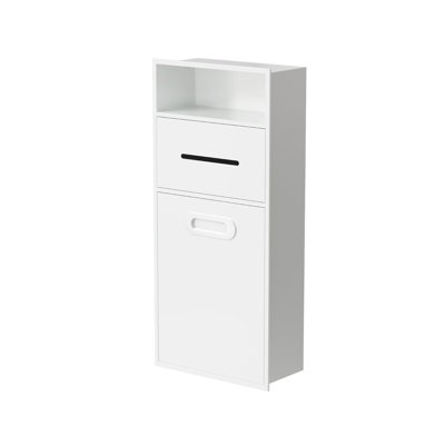 Stainless Steel 40 Litre Swing Top Pull Out Trash Can