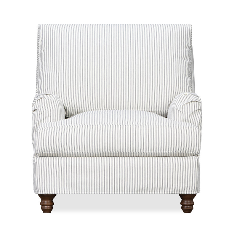Chaise à housse Walters, Cruise rayé gris