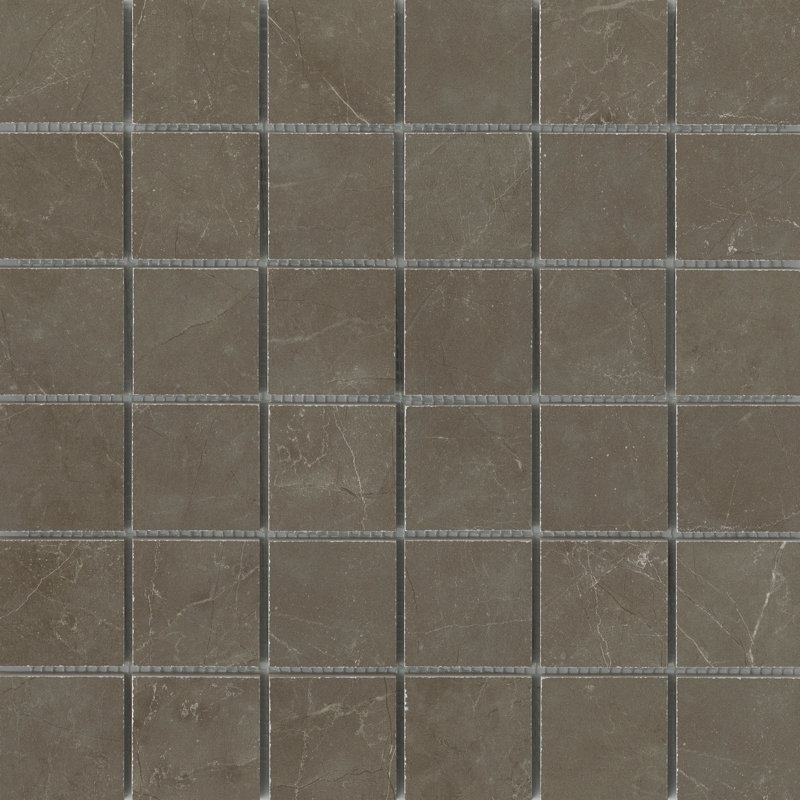 Sterlina II 12" x 12" Porcelain Solid Decorative Tile, Henna