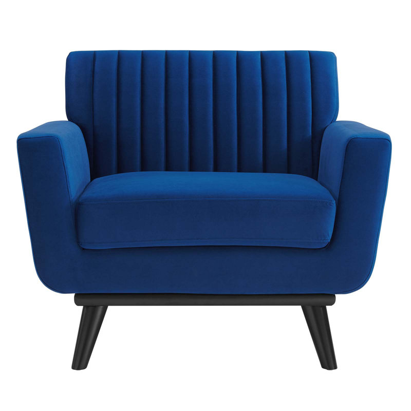 Fauteuil de 35,5 po de largeur Engage, Bleu marine