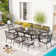 Argyri Rectangular 8 - Person 84" Long Dining Set with Cushions