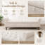 Repose-pieds rembourré à grande capacité avec rangement et rangement pour studio et garde-robe-129936970