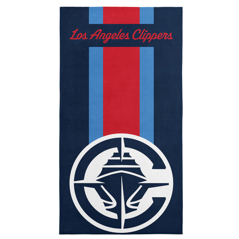 Serviette de plage NBA Zone Read, serviette de billard douce, 30 x 60, Clippers de Los Angeles