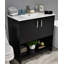 Ensemble de meuble-lavabo simple 36 po Nhyira Anjeli Cabo-1254301860