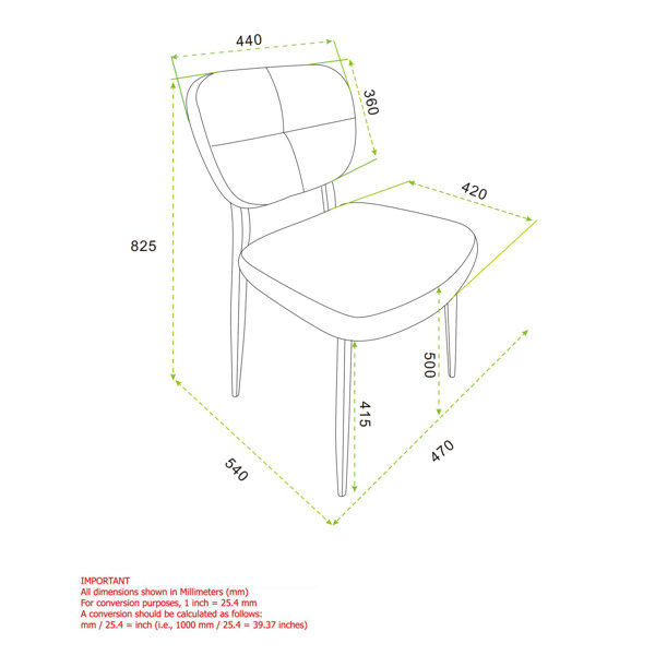 Dimensions du produit