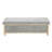 Versatile Gray For Any Room - Enhances Space Functionality Fabric With Base Ensures Stability