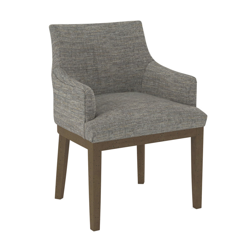 19'' H Upholstered Armchair, Weathered Gray, 61630-74
